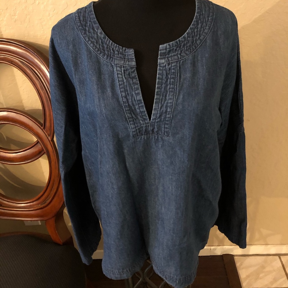 Denim tunic ... must have closet staple